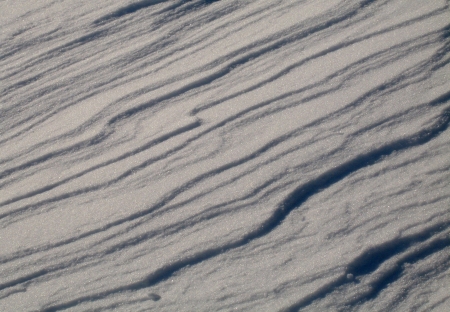 Snow surface  The surface represents blocked snow layers  Illumination lateral  Therefore shades are formed  Can be used as a background の写真素材