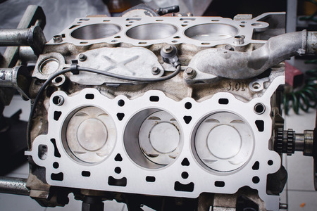 the engine blockの写真素材