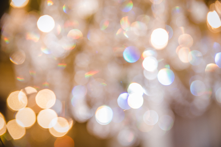 Abstract bokeh background. Christmas Glittering background. Abstract christmas background. Glittering Christmas background.の写真素材