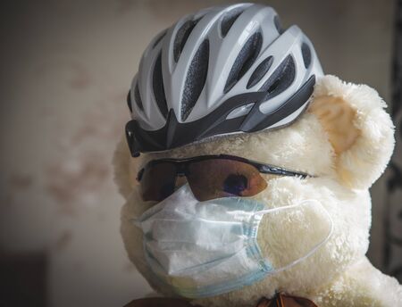 Bahia, Brazil. October 11, 2019. Barbie doll riding a bike. Editorial use only.の写真素材