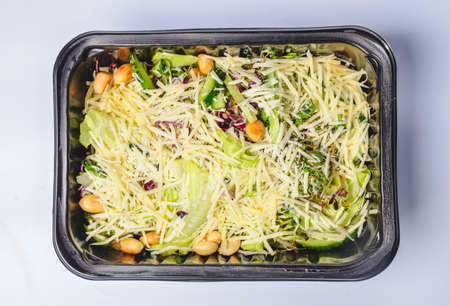 Healthy garden saladの写真素材