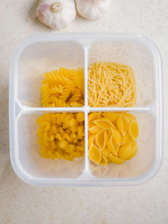 Kintchen containers, unpackaged food conceptの写真素材