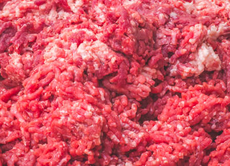 Background of raw minced meatの写真素材