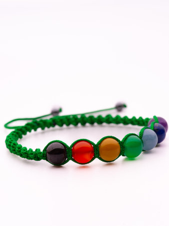 Garnet bracelet accessory, beautiful, decorationの写真素材