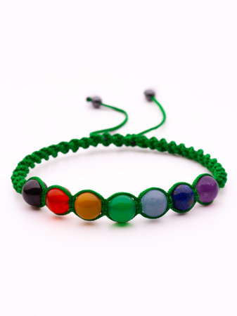 Garnet bracelet accessory, beautiful, decorationの写真素材