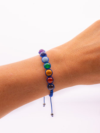 Garnet bracelet accessory, beautiful, decorationの写真素材