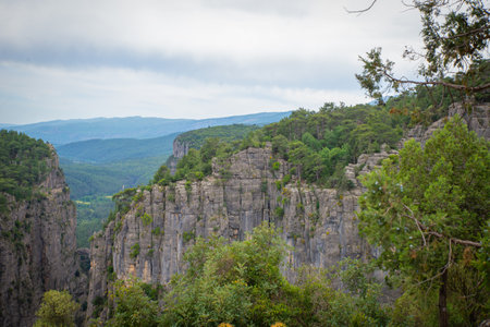 Time lapse of blue sky and partly cloudy summer weather over village houses in gorgeous cinematic...
