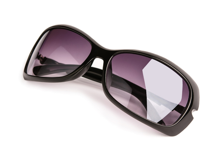 Sunglasses female glasses isolated on white background macroの写真素材