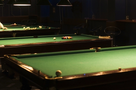 billiards roomの写真素材