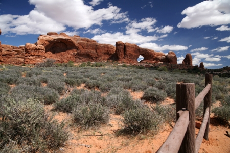Arches National Park in Utahの写真素材