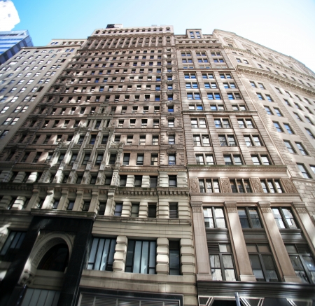 classical NY- Broadway st,  house in Manhattan, USAのeditorial素材