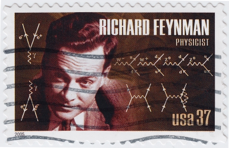 USA - CIRCA 2005   stamp printed in the USA shows Richard Feynman is an great physicist, circa 2005