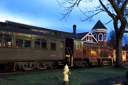 Antique american train
