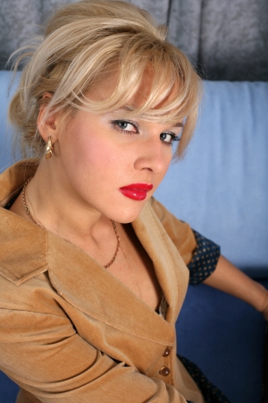 yong lovely womanの写真素材