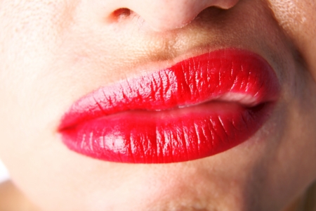 red lips
