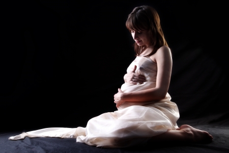 expectant mother 40 weeksの写真素材