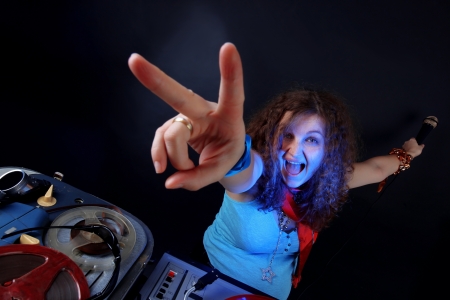 cool DJ の写真素材