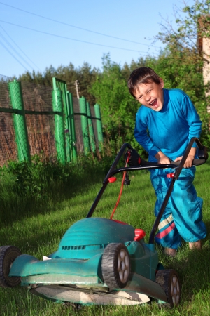 lawn mowerの写真素材