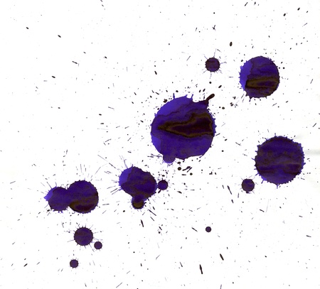 Abstract isolated watercolor stain の写真素材