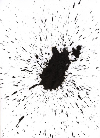 Abstract isolated watercolor stain の写真素材