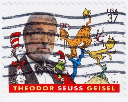 USA - CIRCA 2004 : stamp printed in USA shows Theodor Seuss Geisel an American writer and...