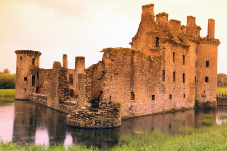 Caerlaverock castle, UKのeditorial素材