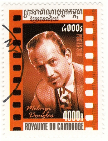 Cambodia- CIRCA 2001 : Melvyn Douglas- 1930s - 1970s famous american movie actor
のeditorial素材