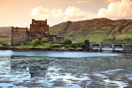 Eilean Donan Castle, Scotland, UKのeditorial素材