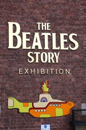 LIVERPOOL, UK - JUNE 16: The Beatles Story, opened since May 1990 in Albert Dock, Liverpool, gives guests an exciting journey into the life, times, culture and music of the Beatles. June 16, 2011のeditorial素材