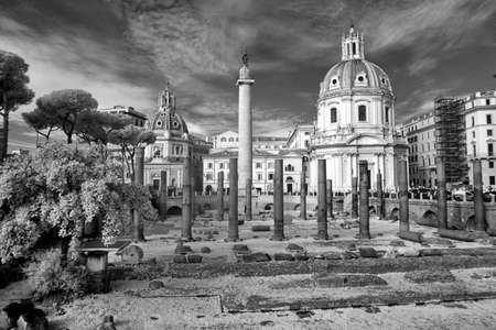 The Trajan's Forum, Rome, Italyの写真素材