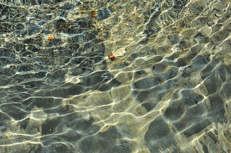 Sun glare on the water surface