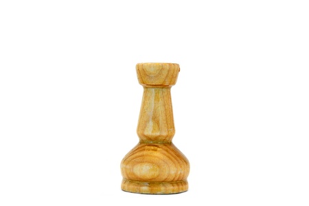 Chess figure isolated on the white backgroundの写真素材