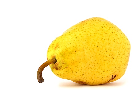 The Pear on white background . の写真素材