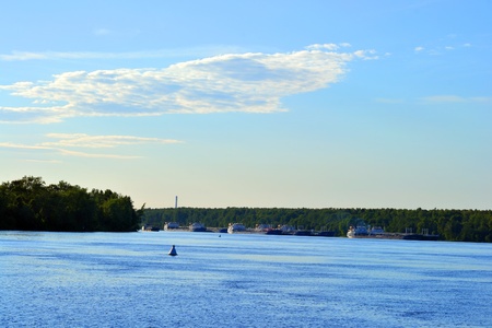 View of the Neva river, Russia . の写真素材
