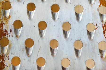 Old rusty grater - texture or backgroundの写真素材