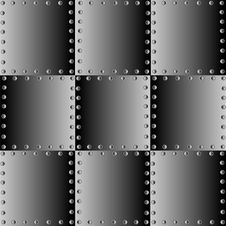 A metal background with rivetsのイラスト素材