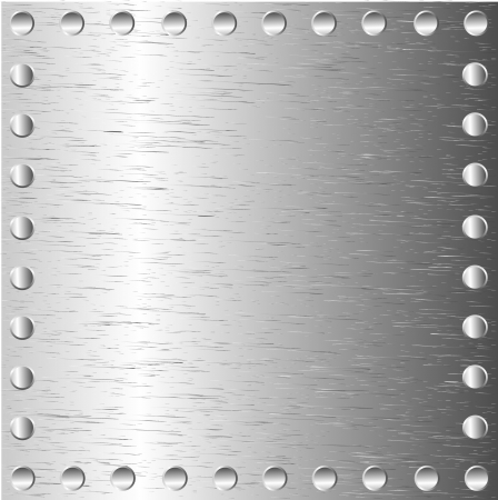 A metal background with rivetsのイラスト素材