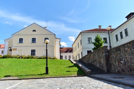 A  building in the old part of Minsk, Belarus