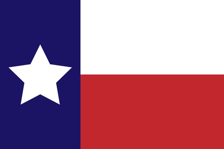 Flag of Texas ( USA) のイラスト素材