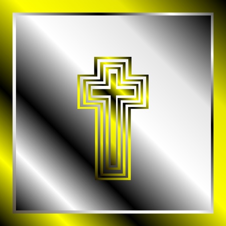 Background with christian crossのイラスト素材