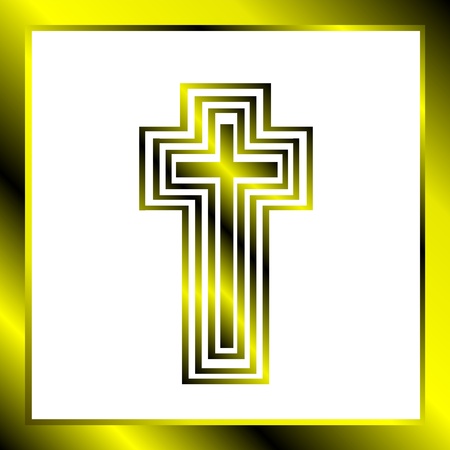 Background with christian cross のイラスト素材