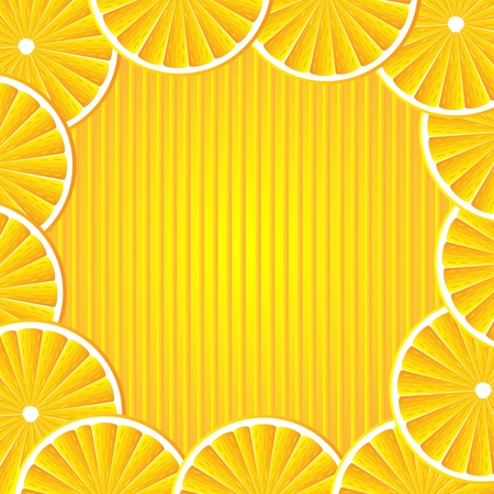 Abstract background with citrus-fruit of orange slices.のイラスト素材