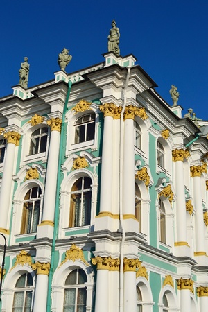 The Winter Palace in St.Petersburg, Russiaのeditorial素材