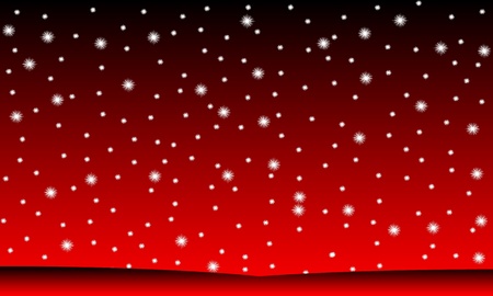 Winter background: snow fallのイラスト素材