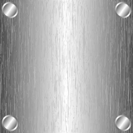 Brushed metal, template background. Vector illustrationのイラスト素材