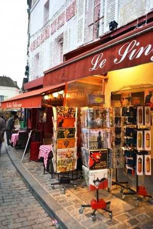 Paris, France - January 6, 2013: Gift shop in the center of Parisのeditorial素材