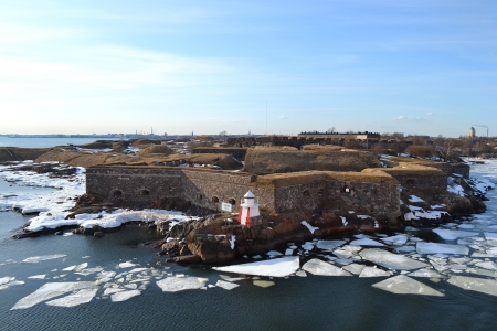 Suomenlinna fortress in Helsinki, Finlandのeditorial素材