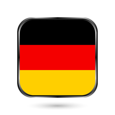 Germany button flag sign or badge for website  The colors of the original のイラスト素材