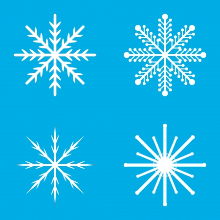 Vector snowflakes set.のイラスト素材