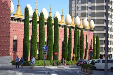 Figueras, Spain - June 24, 2013: Salvador Dali museum in the center of the Catalan town of Figueres, Spain.のeditorial素材